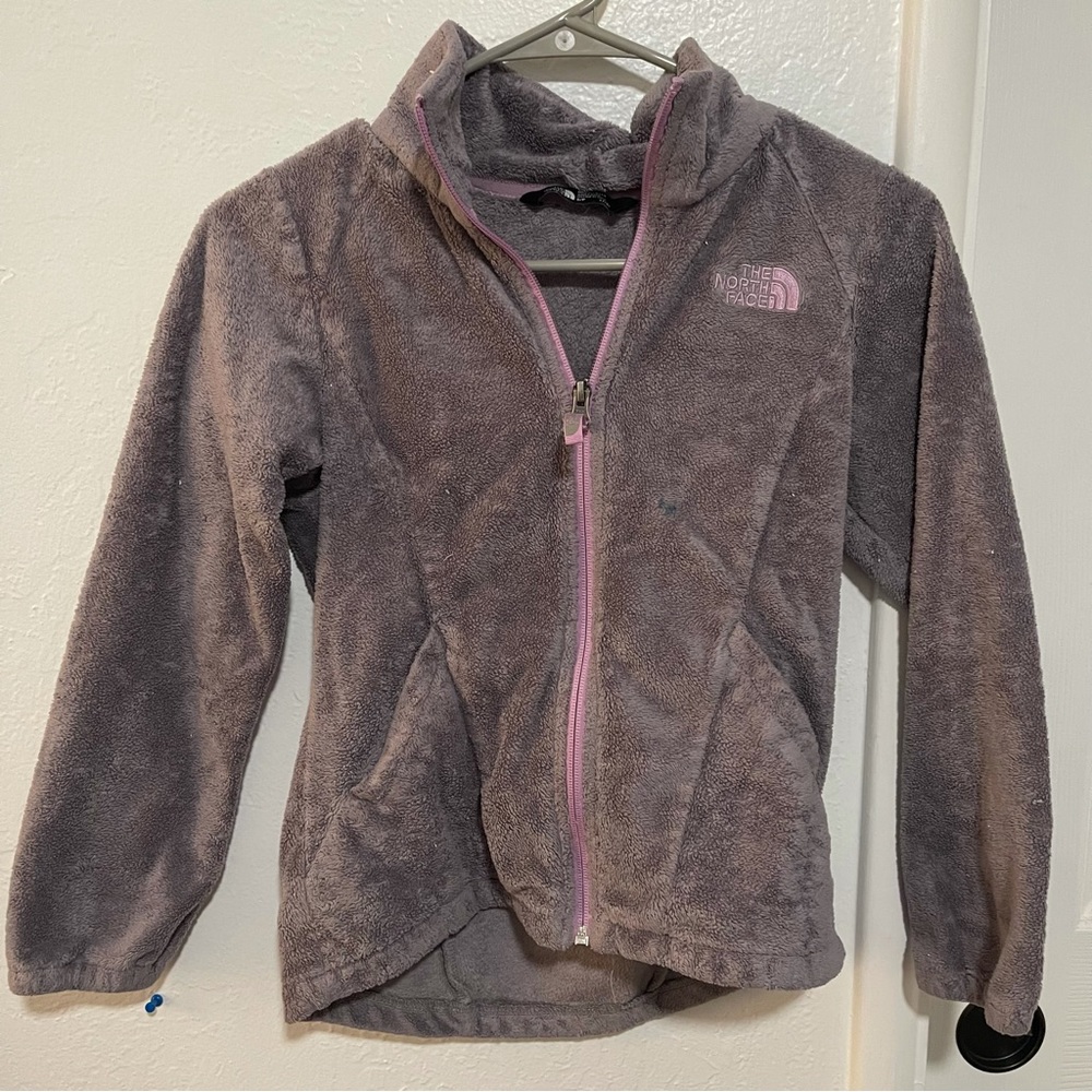 Girls the north face sweater